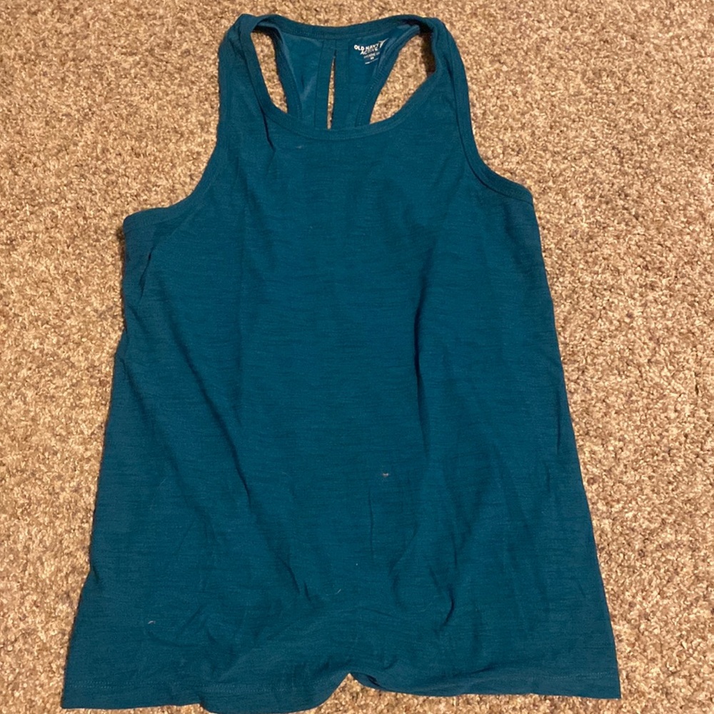 back cutout workout tank